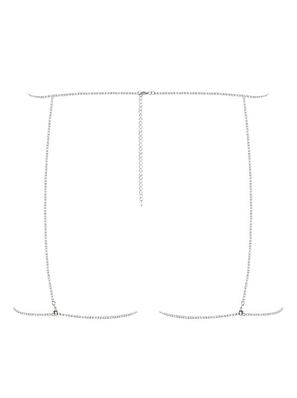 Ланцюжок на стегна з підвіскою Obsessive Bijoux 905 срібляста вид 7