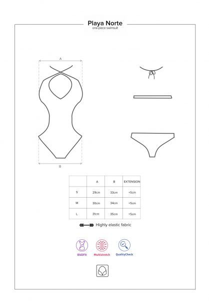 Купальник Obsessive Playa Norte M вид 3