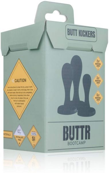 Набір анальних пробок BUTTR Butt Kickers Butt Plug Training Set вид 3