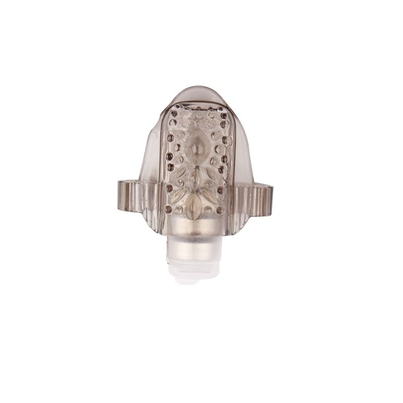 Набір кілець з вібрацією: на язик, палець і член Chisa GK Power Grey, сірий вид 5