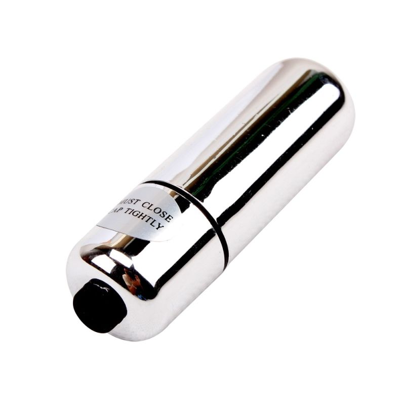 Вібропуля з ABS-пластика Chisa Hi-Basic, срібляста вид 3