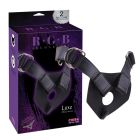 Трусики для страпону Chisa R.G.B Sex Luxe Harness, чорні вид 2