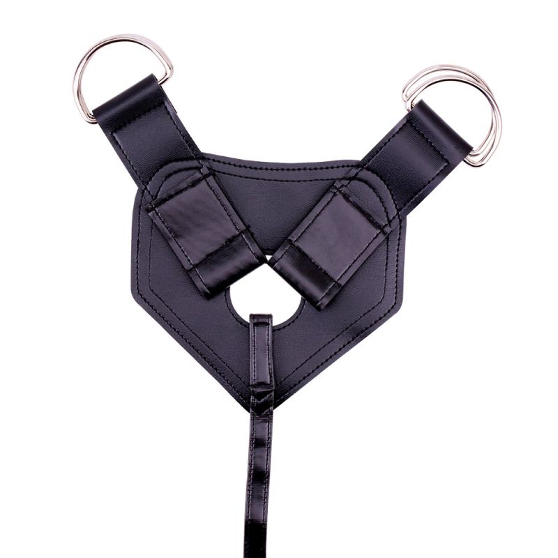Трусики для страпона Chisa R.G.B Sex Luxe Harness, черные вид 4