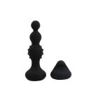 Анальная пробка с вибрацией в виде елочки Chisa Breakout Pro Rocked Hip с разным рельефом на ярусах вид 3