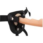 Страпон силіконовий Chisa R.G.B. Cavelier, на трусиках зі штучної шкіри, бежевий вид 6