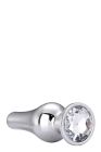 DT21825 анальна пробка конічної форми Dream Toys GLEAMING LOVE SILVER PLEASURE PLUG L вид 5