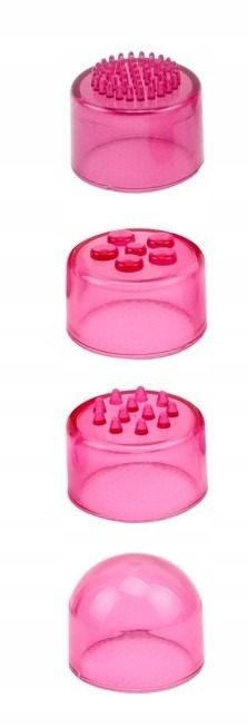 Вібратор кліторальний з насадками Chisa Hi-Basic, рожевий вид 4