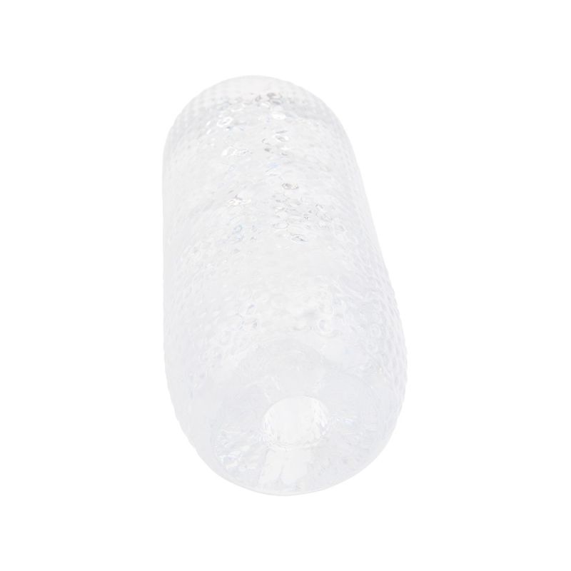 Мастурбатор нереалістичний з рельєфом Chisa Prof.Jason C з отвором для вібропулі, прозорий вид 3