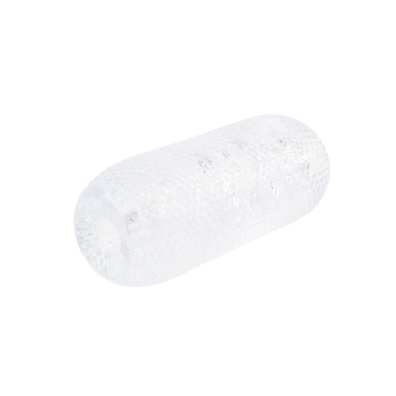 Мастурбатор нереалістичний з рельєфом Chisa Prof.Jason C з отвором для вібропулі, прозорий вид 4