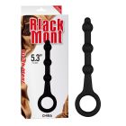 Анальная цепочка силикон Chisa Black Mont 13.5 sm черная вид 2