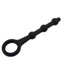 Анальная цепочка силикон Chisa Black Mont 13.5 sm черная вид 4