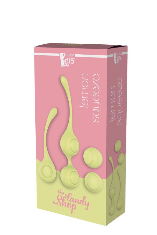 Вагінальні кульки Dream Toys THE CANDY SHOP LEMON SQUEEZE вид 5