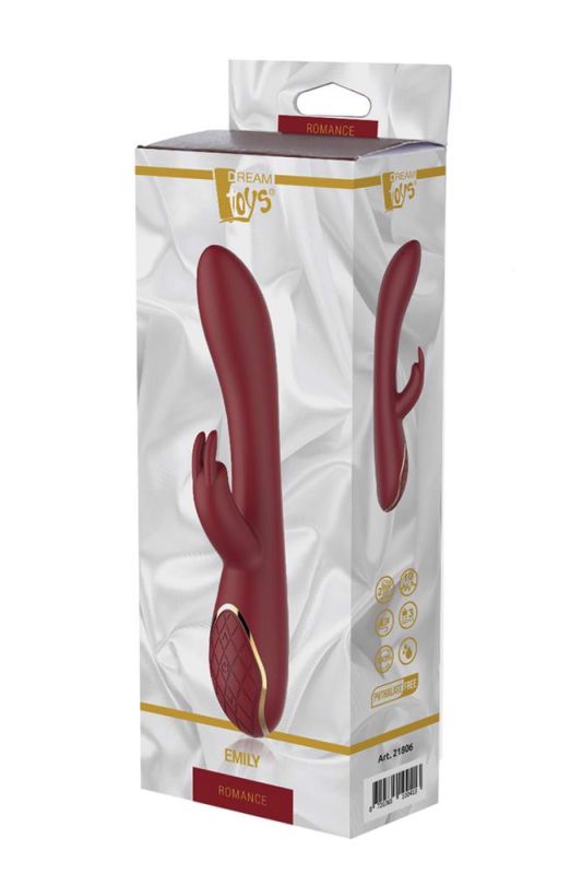 Вибратор кролик Dream Toys ROMANCE EMILY красный вид 6