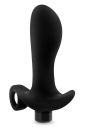 Анальная пробка Blush Anal Adventures Platinum Silicone Vibrating Pros