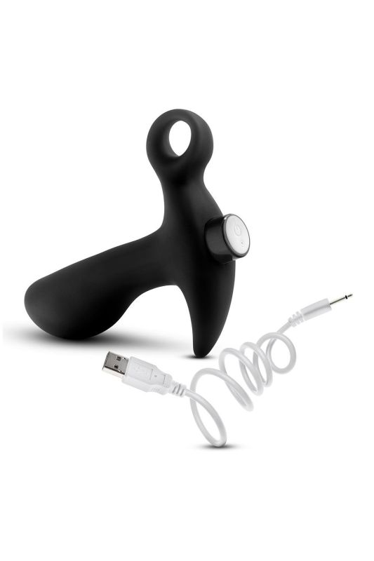 Анальная пробка Blush Anal Adventures Platinum Silicone Vibrating Pros вид 8