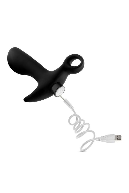 Анальная пробка Blush Anal Adventures Platinum Silicone Vibrating Pros вид 9