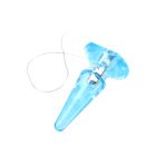 Анальная пробка с вибрацией и пультом Chisa Hi-Basic NICOLE'S голубая вид 7