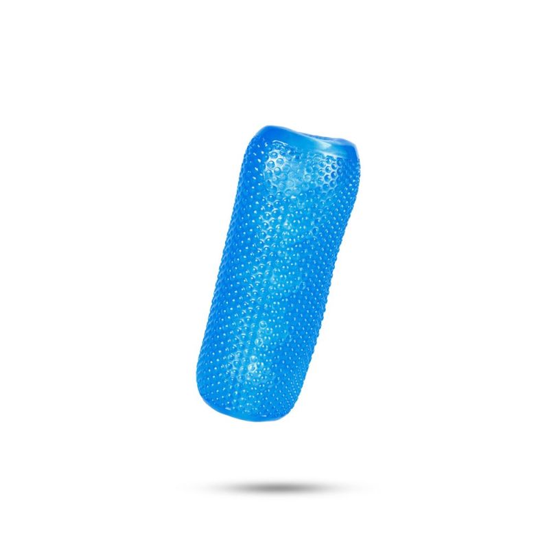 Мастурбатор нереалістичний Chisa Prof.Jason C з внутрішнім і зовнішнім рельєфом, блакитний вид 6