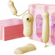 Набор секс игрушек Zalo UNICORN Vibratrion & Thrusting Set - Yellow