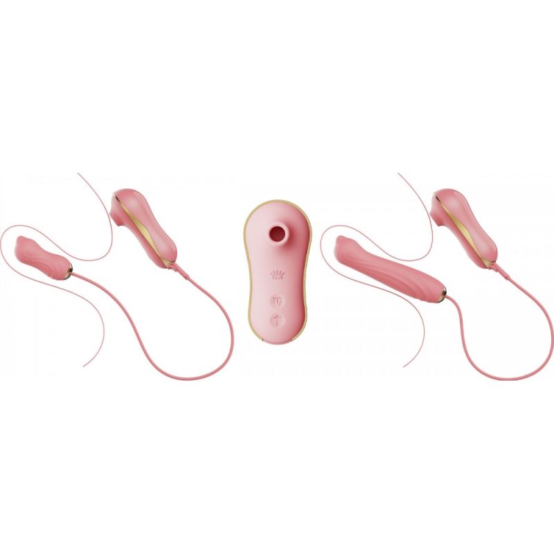 Набор секс игрушек Zalo UNICORN Vibratrion & Thrusting Set - Yellow вид 14