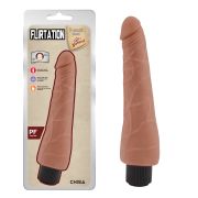 Вибратор реалистический, киберкожа Chisa T-skin ReaL Flirtation на батарейках