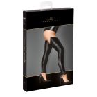 Панчохи зі вставкою з вінілу F196 Noir Handmade M вид 3