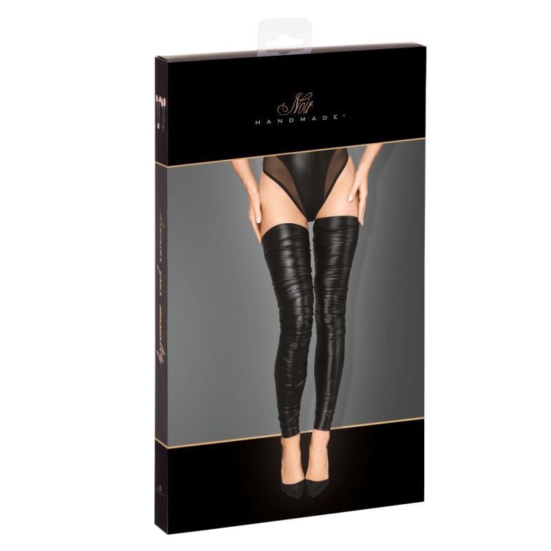 Панчохи без носка F207 Noir Handmade L вид 4