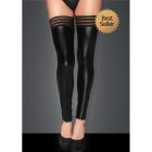 Панчохи без носка на силіконі F158 Noir Handmade L вид 2