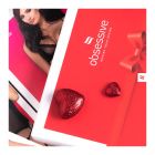 Комплект напівпрозорої білизни Obsessive 870-SET-3 червоний, L/XL вид 5