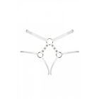 Трусики-пояс портупея Obsessive A758 S\M\L Білий вид 6