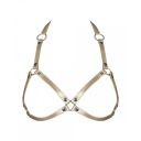 Бюстгальтер-портупея Obsessive A765 S/M/L Золотий