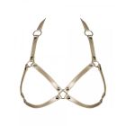 Бюстгальтер-портупея Obsessive A765 S/M/L Золотий вид 5