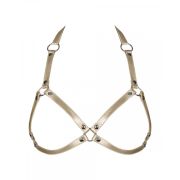 Бюстгальтер-портупея Obsessive A765 S/M/L Золотий