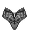 Трусики мереживні Obsessive Elizenes S \ M Black