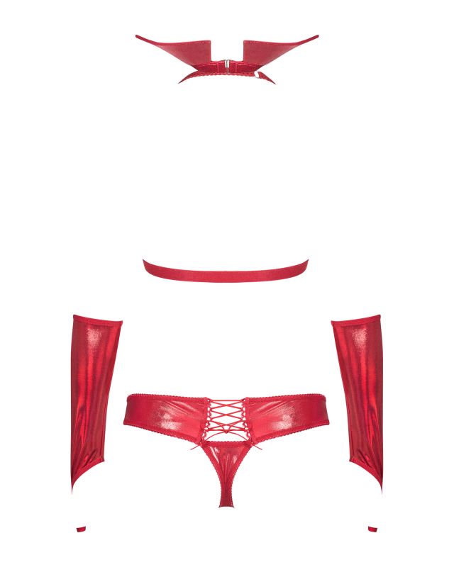 Игровой Костюм Вампирши Obsessive Vampines Red S/M вид 5