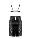Комплект Obsessive Blanita (бюстгальтер та спідниця) Black L\LX вид 8