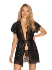 Сексуальный халатик Obsessive Giully peignoir S/M вид 2