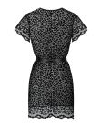 Сексуальный халатик Obsessive Giully peignoir S/M вид 7