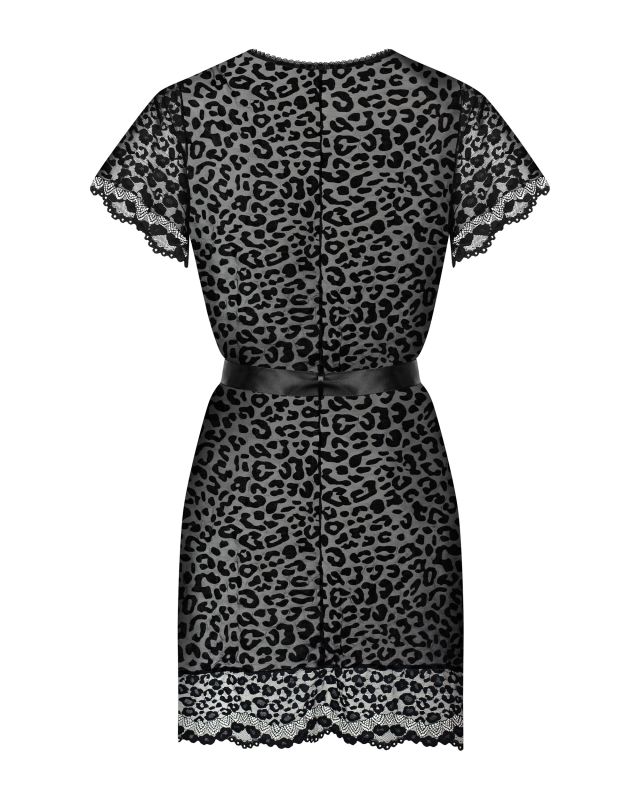 Сексуальний халат Obsessive Giully peignoir S/M вид 7
