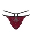 Трусики Obsessive Sugestina Bordeaux-Black L/XL вид 8