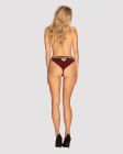 Трусики Obsessive Sugestina Bordeaux-Black S/M вид 7