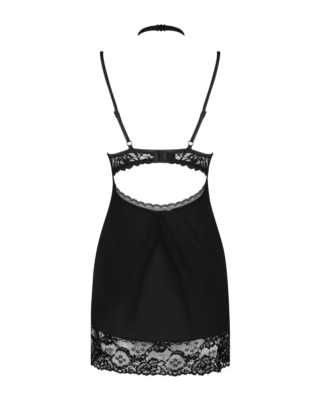 Сорочка Obsessive Raquelia chemise & thong S/M вид 6