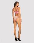 Комплект Obsessive топ и трусики, телесно-розовый, L/XL вид 5