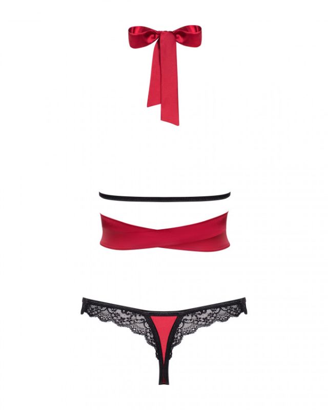 Комплект кружевной Obsessive Sensuelia S/M вид 7