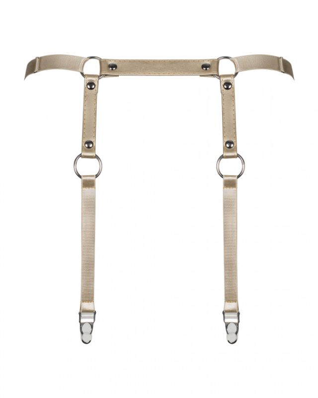 Пояс для чулок Obsessive A764 S/M/L золотой вид 9