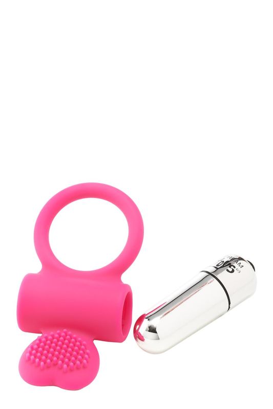 Эрекционное кольцо с вибрацией Dream Toys FLIRTS COCKRING PINK вид 4