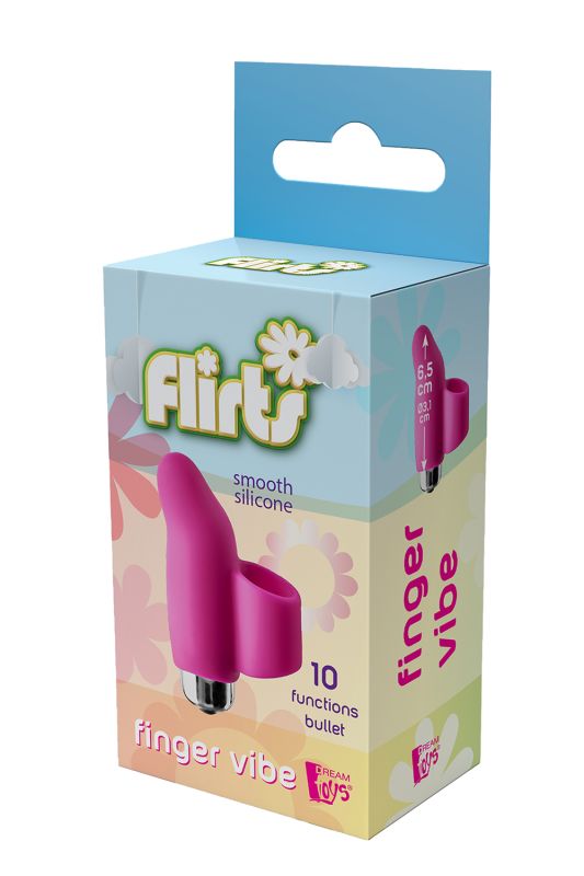 Насадка на палец с вибрацией Dream Toys FLIRTS FINGER VIBE PINK вид 3