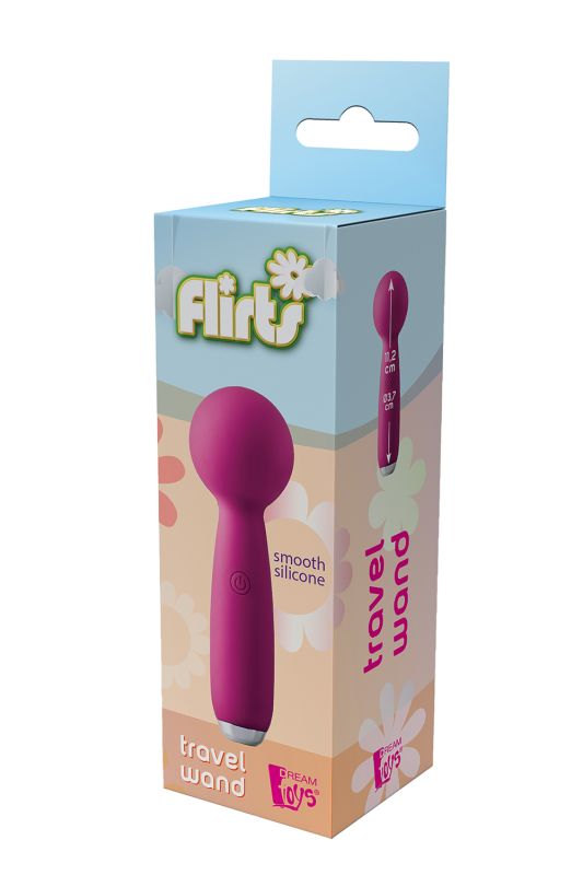Міні вібратор мікрофон Dream Toys FLIRTS TRAVEL WAND PINK вид 5
