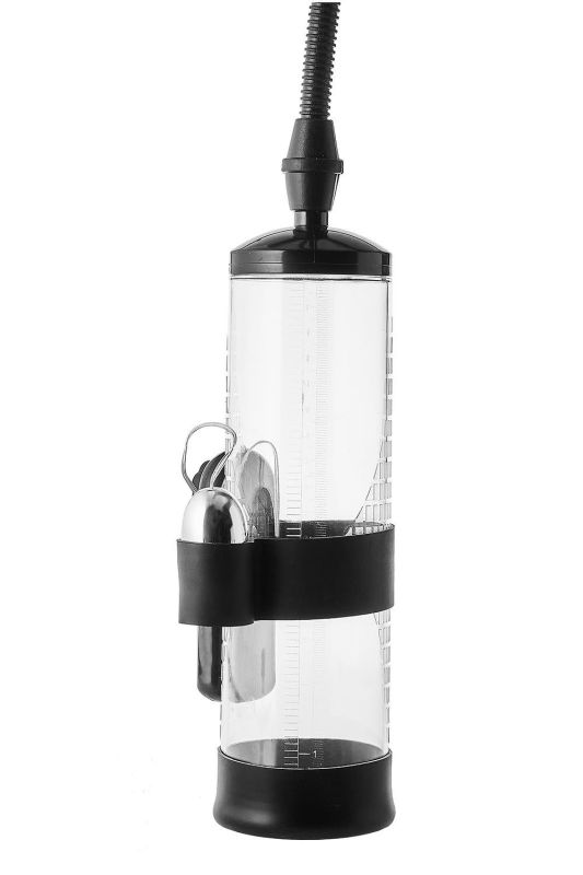 Вакуумна помпа для пеніса з вібрацією Dream Toys Ramrod з ерекційним кільцем та реалістичною насадкою вид 4