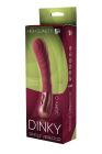 Вибратор для точки G рельефный, Dream Toys Dinky Single Vibrator Jaimy D, бордовый вид 3